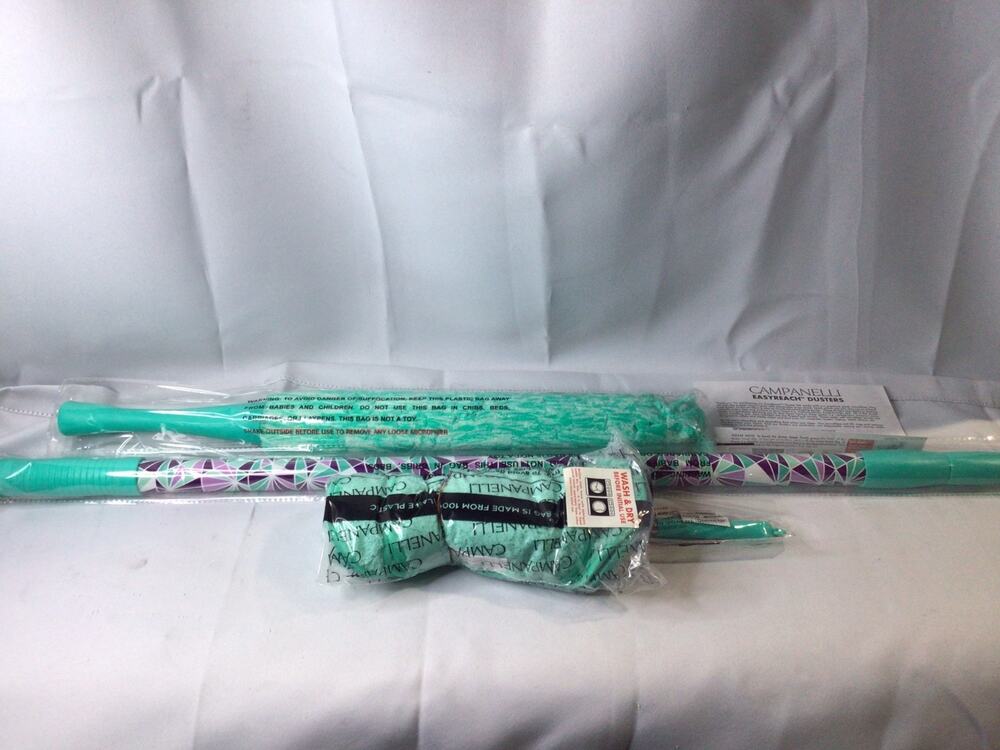 Campanelli Easy Reach Dusters Microfiber Cleaning Kit Extension Pole New